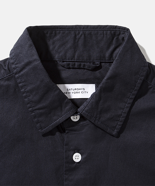 Saturdays NYC(サタデーズ ニューヨークシティ )の「Reed Solid Dress Shirt(シャツ/ブラウス・メンズ・ネイビー/ワイン/ホワイト・S/L/X-SMALL/M/X-LARGE)」の7枚目の写真
