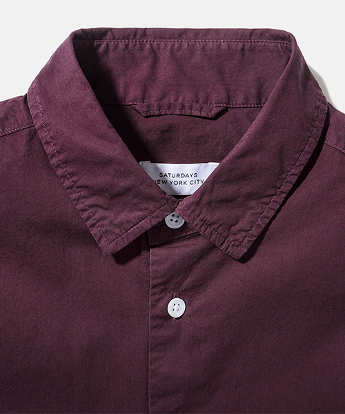 Saturdays NYC(サタデーズ ニューヨークシティ )の「Reed Solid Dress Shirt(シャツ/ブラウス・メンズ・ネイビー/ワイン/ホワイト・S/L/X-SMALL/M/X-LARGE)」の10枚目の写真