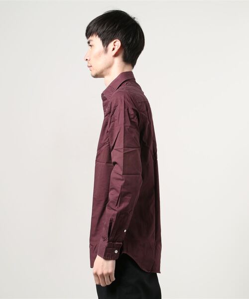 Saturdays NYC(サタデーズ ニューヨークシティ )の「Reed Solid Dress Shirt(シャツ/ブラウス・メンズ・ネイビー/ワイン/ホワイト・S/L/X-SMALL/M/X-LARGE)」の15枚目の写真