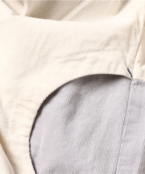 POU DOU DOU（プードゥドゥ）の「シャツコールスタンドカラーシャツワンピース（シャツワンピース・レディース・ブルー/グレー/ネイビー/アイボリー・3）」の11枚目の写真