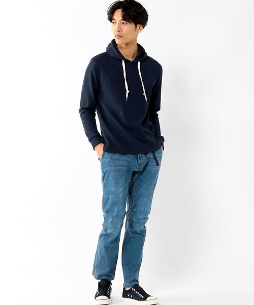 coen（コーエン）の「ストレッチデニムクライミングパンツ2017SS（デニムパンツ・メンズ・コバルトブルー・MEDIUM/X-LARGE/LARGE/SMALL）」の8枚目の写真