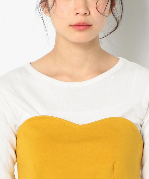 Another Edition（アナザーエディション）の「ﾎﾟﾝﾁ ﾋﾞｽﾁｪ ◆（Tシャツ/カットソー・レディース・ブラック/ベージュ/イエロー・FREE）」の15枚目の写真