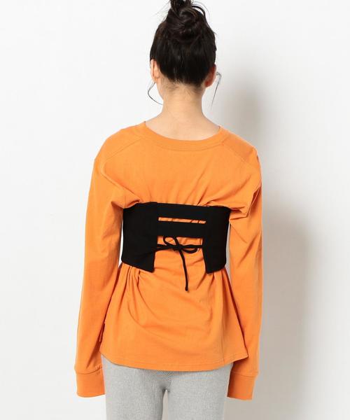 Another Edition（アナザーエディション）の「ﾎﾟﾝﾁ ﾋﾞｽﾁｪ ◆（Tシャツ/カットソー・レディース・ブラック/ベージュ/イエロー・FREE）」の6枚目の写真