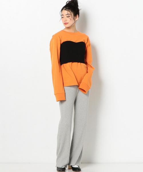 Another Edition（アナザーエディション）の「ﾎﾟﾝﾁ ﾋﾞｽﾁｪ ◆（Tシャツ/カットソー・レディース・ブラック/ベージュ/イエロー・FREE）」の8枚目の写真