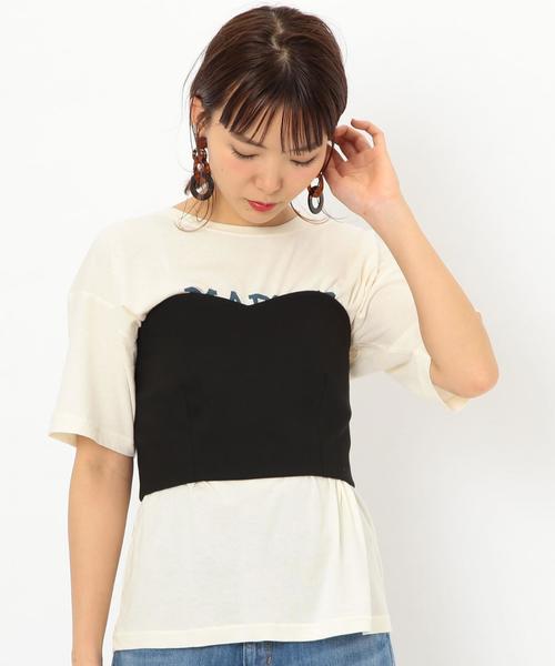 Another Edition（アナザーエディション）の「ﾎﾟﾝﾁ ﾋﾞｽﾁｪ ◆（Tシャツ/カットソー・レディース・ブラック/ベージュ/イエロー・FREE）」の19枚目の写真