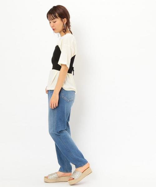 Another Edition（アナザーエディション）の「ﾎﾟﾝﾁ ﾋﾞｽﾁｪ ◆（Tシャツ/カットソー・レディース・ブラック/ベージュ/イエロー・FREE）」の17枚目の写真