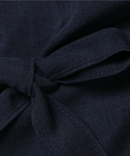 coca(coca)(コカ)の「ウエストリボンVネックドルマントップス(シャツ/ブラウス・レディース・ネイビー・ONE SIZE)」の12枚目の写真