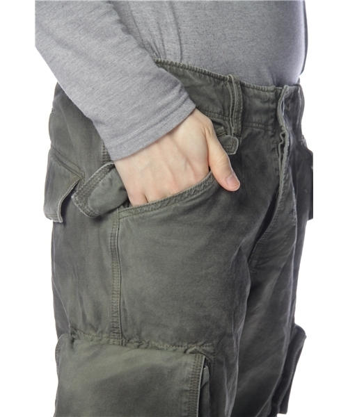 NANO universe（ナノユニバース）の「ダブルフェイスカーゴ       カーゴ（カーゴパンツ・メンズ・カーキ/オリーブ・SMALL/MEDIUM/LARGE）」の7枚目の写真