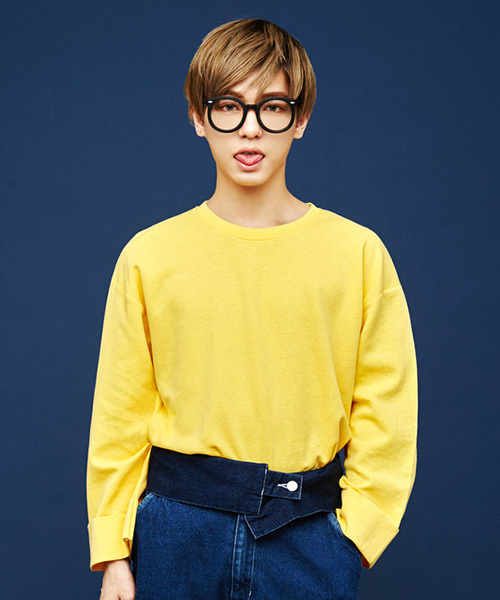 DING（ディング）の「DING/ビッグシルエットスリーブカットソー（Tシャツ/カットソー・レディース・ホワイト/ライトピンク/イエロー/オレンジ・FREE）」の3枚目の写真