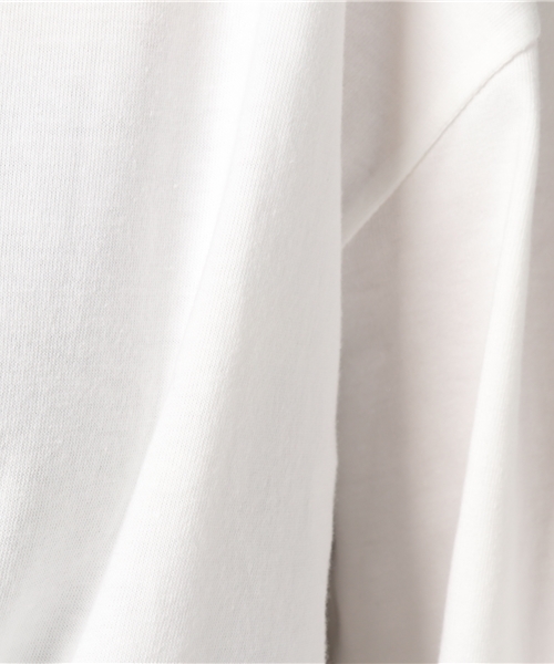 DING（ディング）の「DING/ビッグシルエットスリーブカットソー（Tシャツ/カットソー・レディース・ホワイト/ライトピンク/イエロー/オレンジ・FREE）」の12枚目の写真