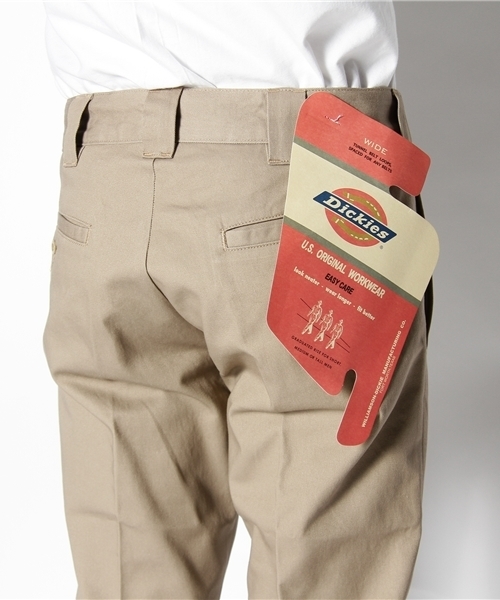AMERICAN RAG CIE(アメリカンラグシー)の「DICKIES別注USA製(111-DIC-UXAR28M)(その他パンツ・メンズ・ブラック/ベージュ/オリーブ・28inch/30inch/32inch/34inch)」の7枚目の写真