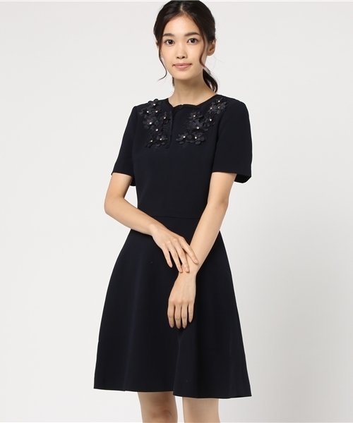 Ted Baker テッドベーカー の Kaite 新作 花柄 リボン 袖あり ワンピース ワンピース Wear
