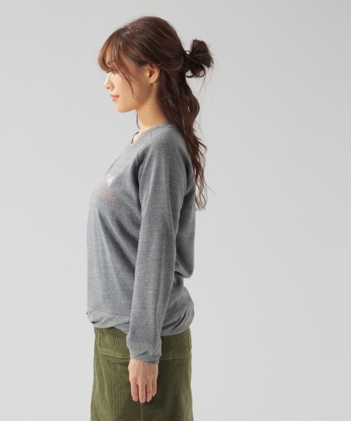 BAYFLOW（ベイフロー）の「BAYFLOW／バックパイルプリントプルオーバー（Tシャツ/カットソー・レディース・ネイビー/ホワイト・MEDIUM/SMALL）」の6枚目の写真