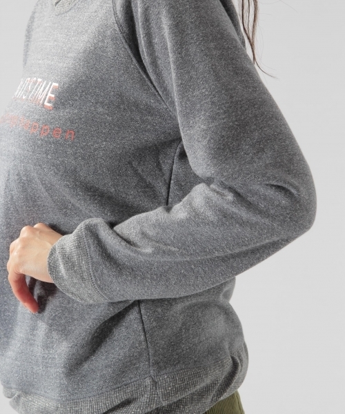 BAYFLOW（ベイフロー）の「BAYFLOW／バックパイルプリントプルオーバー（Tシャツ/カットソー・レディース・ネイビー/ホワイト・MEDIUM/SMALL）」の9枚目の写真