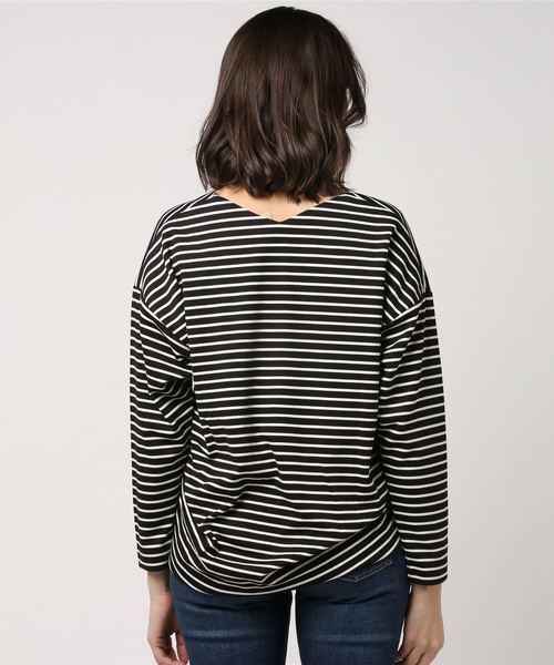 niko and...(ニコアンド)の「TRポリウレタン機能付きVネックプルオーバー(シャツ/ブラウス・レディース・ホワイト/ブラック/その他1/その他2/その他3/ピンク・LARGE/MEDIUM)」の22枚目の写真