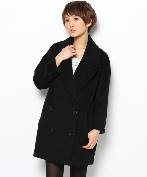 Another Edition(アナザーエディション)の「AE W/E/R SGY CT Ⅱ(その他アウター・レディース・ブラック/ベージュ・SMALL/MEDIUM)」の1枚目の写真