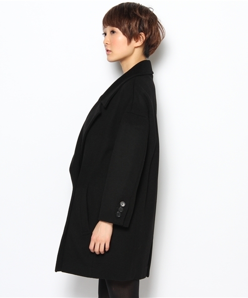 Another Edition(アナザーエディション)の「AE W/E/R SGY CT Ⅱ(その他アウター・レディース・ブラック/ベージュ・SMALL/MEDIUM)」の4枚目の写真