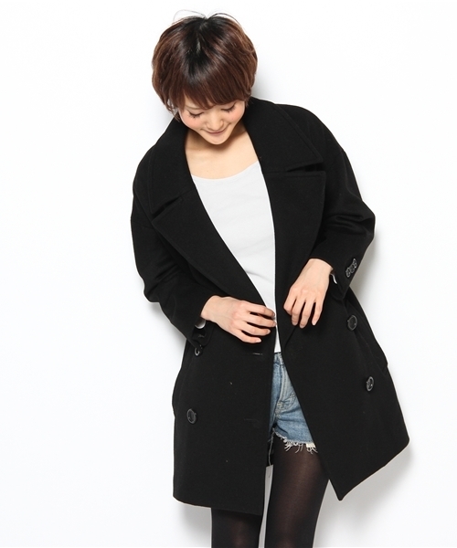 Another Edition(アナザーエディション)の「AE W/E/R SGY CT Ⅱ(その他アウター・レディース・ブラック/ベージュ・SMALL/MEDIUM)」の6枚目の写真