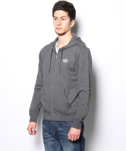 adidas Originals（アディダスオリジナルス）の「2013 adidas SPO HOODED FLOC フード パーカ（パーカー・メンズ・グレー/ブラック・SMALL/MEDIUM/LARGE/X-LARGE）」の4枚目の写真