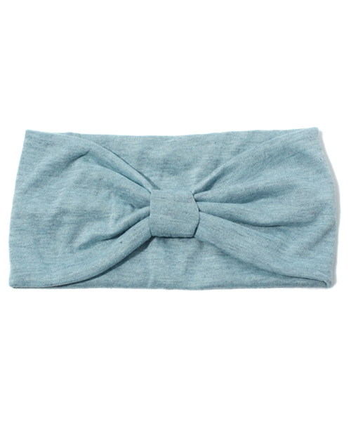 mystic（ミスティック）の「リボンターバン（ヘアバンド・レディース・ベージュ/チャコールグレー/ミント/ブラウン/ブラック/グレー・ﾌﾘ-）」の6枚目の写真