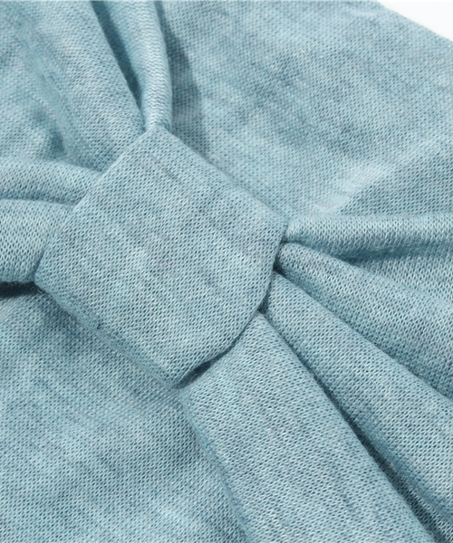 mystic（ミスティック）の「リボンターバン（ヘアバンド・レディース・ベージュ/チャコールグレー/ミント/ブラウン/ブラック/グレー・ﾌﾘ-）」の7枚目の写真