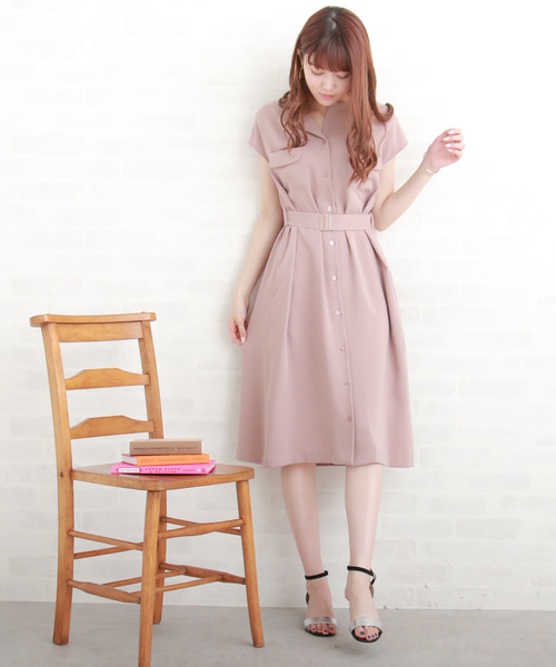 N.（N. Natural Beauty Basic）（エヌエヌナチュラルビューティーベーシック）の「ノースリーブスキッパー羽織りワンピース（ワンピース・レディース・ネイビー/グリーン/ベージュ・MEDIUM）」の9枚目の写真