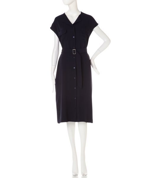 N.（N. Natural Beauty Basic）（エヌエヌナチュラルビューティーベーシック）の「ノースリーブスキッパー羽織りワンピース（ワンピース・レディース・ネイビー/グリーン/ベージュ・MEDIUM）」の18枚目の写真