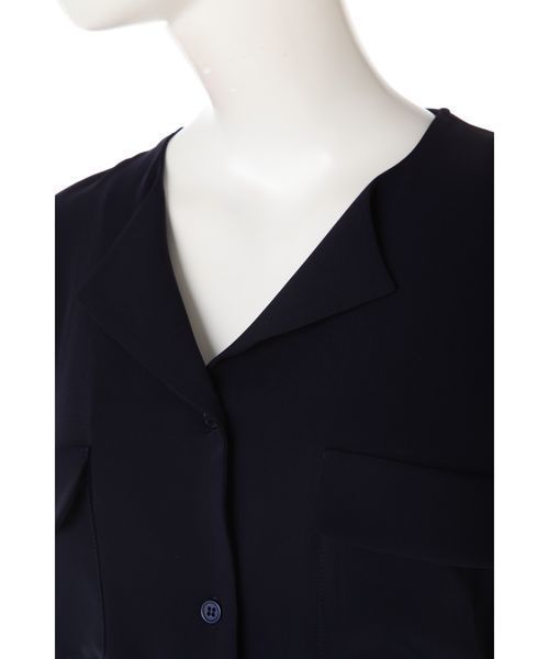 N.（N. Natural Beauty Basic）（エヌエヌナチュラルビューティーベーシック）の「ノースリーブスキッパー羽織りワンピース（ワンピース・レディース・ネイビー/グリーン/ベージュ・MEDIUM）」の21枚目の写真