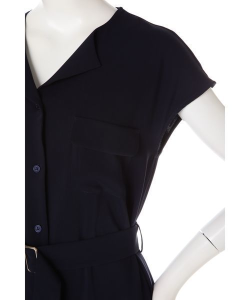 N.（N. Natural Beauty Basic）（エヌエヌナチュラルビューティーベーシック）の「ノースリーブスキッパー羽織りワンピース（ワンピース・レディース・ネイビー/グリーン/ベージュ・MEDIUM）」の22枚目の写真