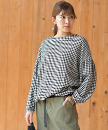 rps | ネル袖ギャザープルオーバー(その他トップス)