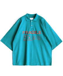 SHAREEF | "FRAGILE" BIG POLO SHIRTS(ポロシャツ)