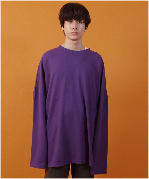 ASTRONOMY(アストロノミー)の「スーパー ビッグ シルエット カットソー(Tシャツ/カットソー・メンズ・ブラック/パープル/グレー/ホワイト・FREE)」の9枚目の写真