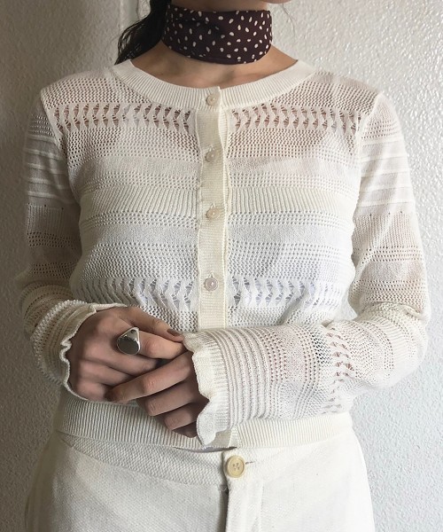 TODAYFUL TODAYFUL レースカーディガン Lace Knit Shirts⁄レースニット