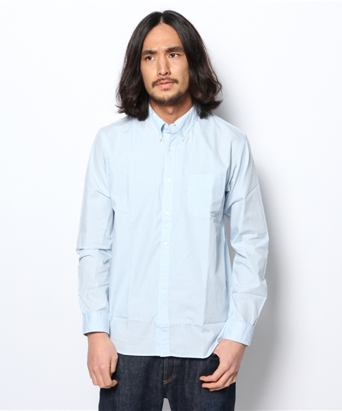 SHIPS JET BLUE(シップスジェットブルー)の「SGS: ブロードナロー/BDシャツ(シャツ/ブラウス・メンズ・ブルー/ホワイト/ネイビー・X-LARGE/SMALL/LARGE/MEDIUM)」の3枚目の写真