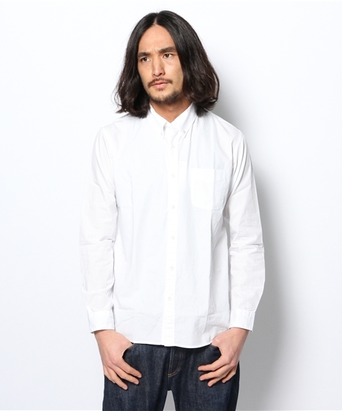 SHIPS JET BLUE(シップスジェットブルー)の「SGS: ブロードナロー/BDシャツ(シャツ/ブラウス・メンズ・ブルー/ホワイト/ネイビー・X-LARGE/SMALL/LARGE/MEDIUM)」の11枚目の写真