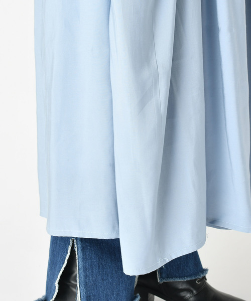 ワンピースギャザーボリュームキャミワンピ ワンピース Mystic ミスティック のファッション