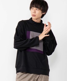 WEGO | WEGO/ボックス切替モックネックプルオーバースウェット(スウェット)