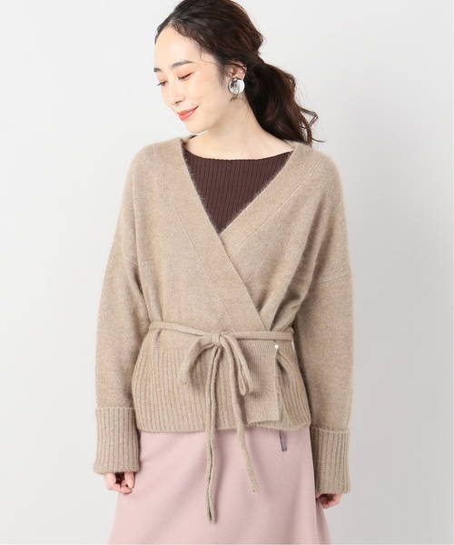 セール】ラクーン混カシュクールカーディガン◇（カーディガン/ボレロ