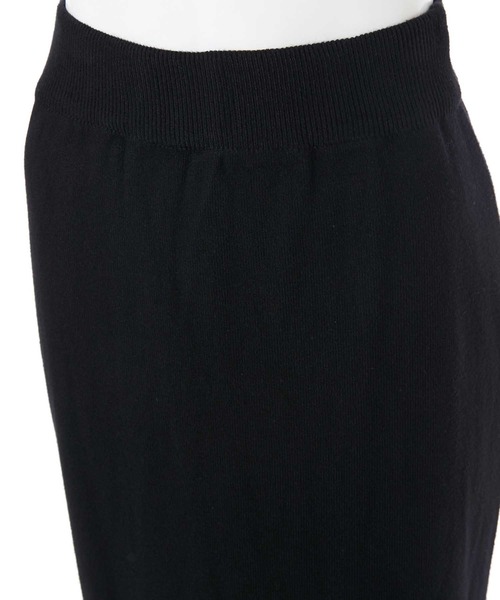 fifth（フィフス）の「サイドスリットロングニットスカート（スカート・レディース・ブラック/ホワイト・MEDIUM）」の9枚目の写真