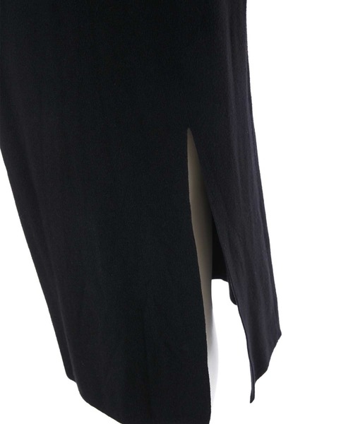 fifth（フィフス）の「サイドスリットロングニットスカート（スカート・レディース・ブラック/ホワイト・MEDIUM）」の12枚目の写真