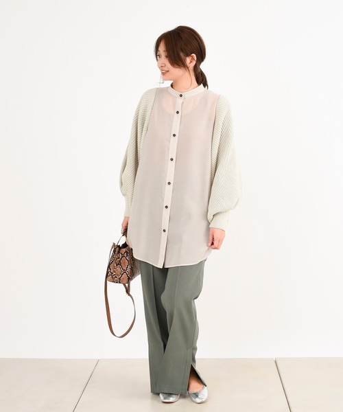 DouDou（ドゥドゥ）の「ボレロカーディガン（カーディガン/ボレロ・レディース・キナリ/ミント・FREE）」の18枚目の写真