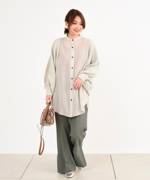 DouDou（ドゥドゥ）の「ボレロカーディガン（カーディガン/ボレロ・レディース・キナリ/ミント・FREE）」の19枚目の写真