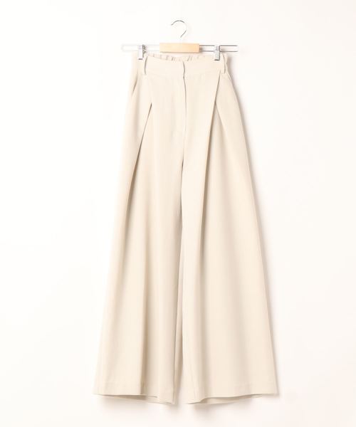 CLANE（クラネ）の「CROSS TUCK WIDE PANTS（その他パンツ