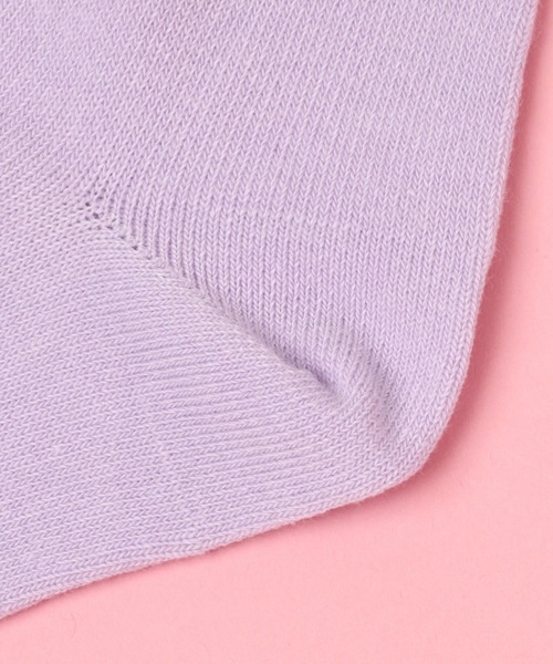 repipi armario（レピピ アルマリオ）の「ボックスロゴシースルーソックス（ソックス/靴下・レディース・ホワイト/ブラック/パープル/ミント・FREE）」の8枚目の写真