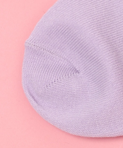 repipi armario（レピピ アルマリオ）の「ボックスロゴシースルーソックス（ソックス/靴下・レディース・ホワイト/ブラック/パープル/ミント・FREE）」の7枚目の写真