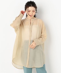 archives | シアーバンドカラーシャツ(シャツ/ブラウス)