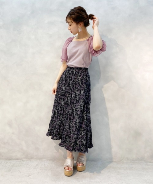 one after another NICE CLAUP（ワンアフターアナザーナイスクラップ）の「フレアプリーツアソートスカート（スカート・レディース・ホワイト系その他/ブラック系その他/ドット/チェック・FREE）」の18枚目の写真