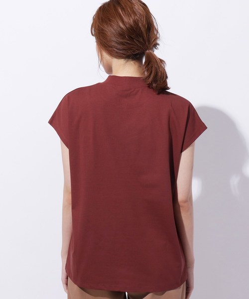 grove(グローブ)の「シルケット天竺フレンチプルオーバー(Tシャツ/カットソー・レディース・アイボリー/ブラウン系/ブラック/カーキ/ライトベージュ・02/03/01/04)」の10枚目の写真