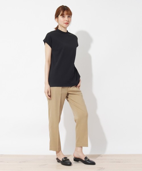 grove(グローブ)の「シルケット天竺フレンチプルオーバー(Tシャツ/カットソー・レディース・アイボリー/ブラウン系/ブラック/カーキ/ライトベージュ・02/03/01/04)」の15枚目の写真