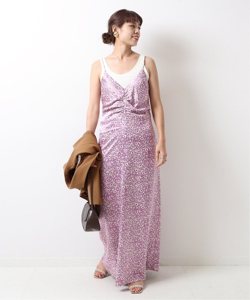 セール Samsoe Samsoe フラワープリントキャミドレス ワンピース Spick Span スピックアンドスパン のファッション通販 Zozotown